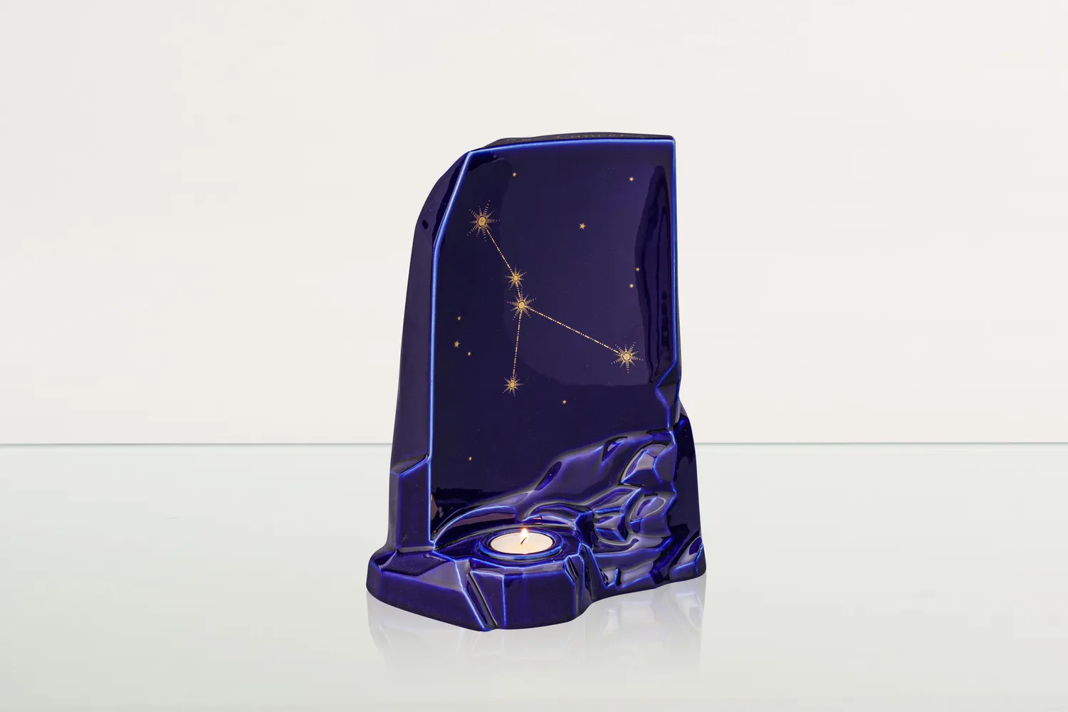 Pulvis Art Urns urna cineraria zodiacale grande con candela