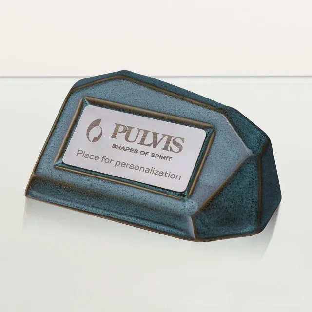 Pulvis Art Urns MNP supporto targhetta commemorativa ceramica
