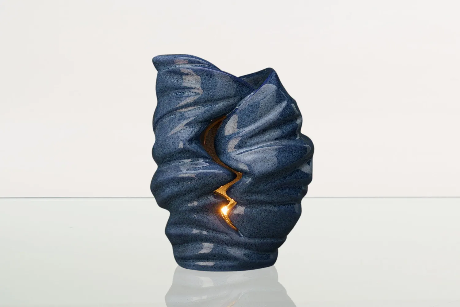 Pulvis Art Urns Light urna cineraria grande con candela