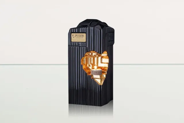 Pulvis Art Urns Heart HE-L urna cineraria con candela