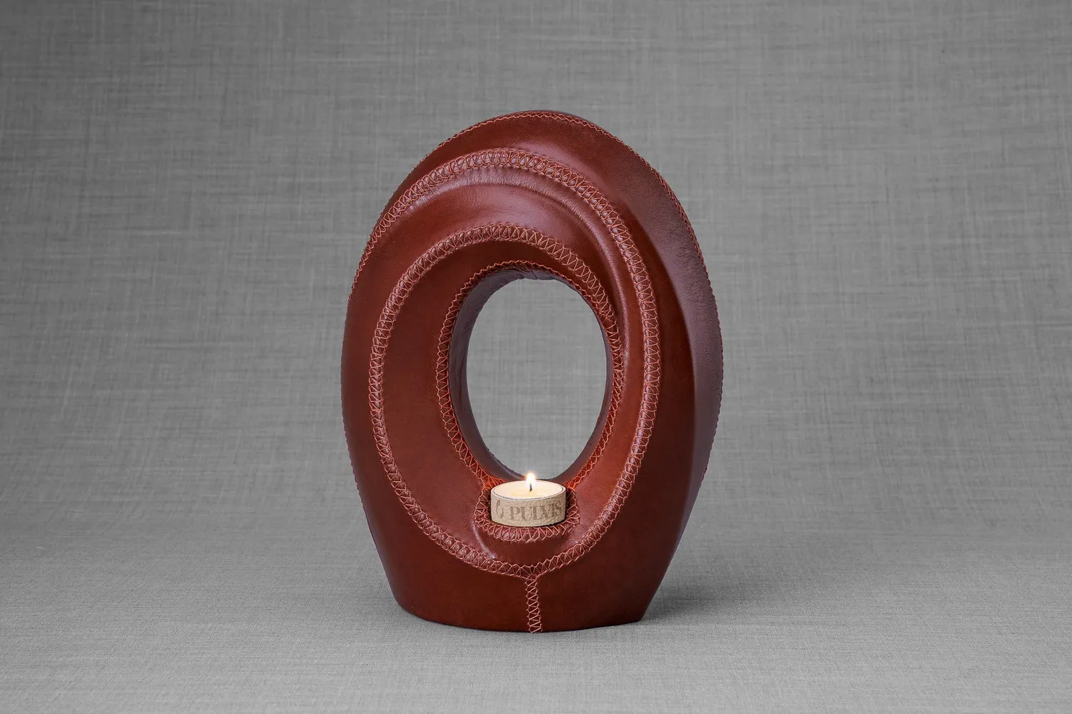 Pulvis Art Urns Il Passaggio PA-L urna pelle con candela
