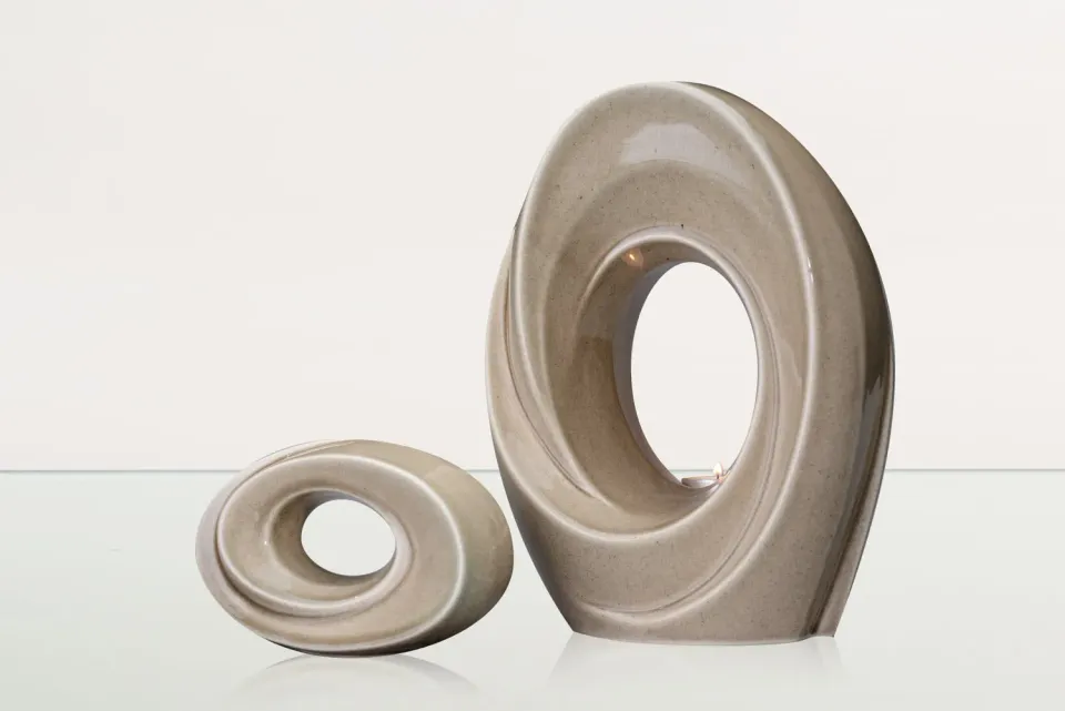 Pulvis Art Urns Il Passaggio set urne cinerarie grande e ricordo