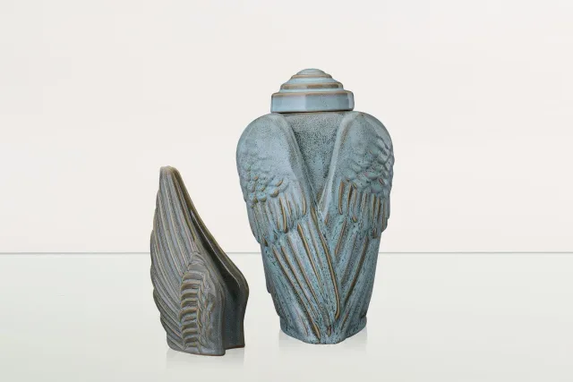 Pulvis Art Urns Ali set urne cinerarie grande e ricordo
