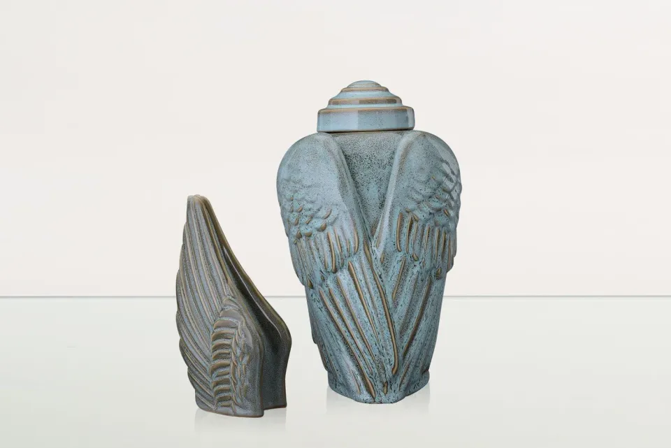 Pulvis Art Urns Ali set urne cinerarie grande e ricordo
