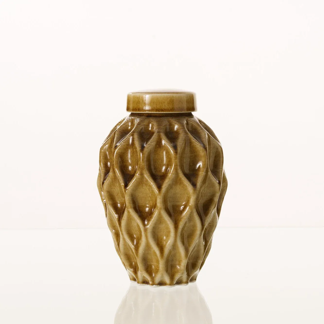 Pulvis Art Urns Echo urna cineraria in ceramica stampata in 3D