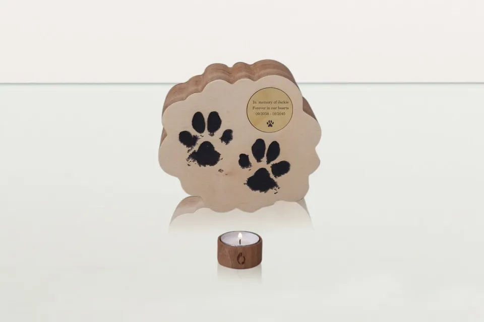 Pulvis Art Urns Paws from Heaven urna animali legno 1,2 L