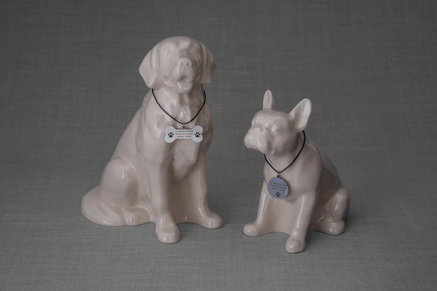 Pulvis collana commemorativa per animali in acciaio personalizzata