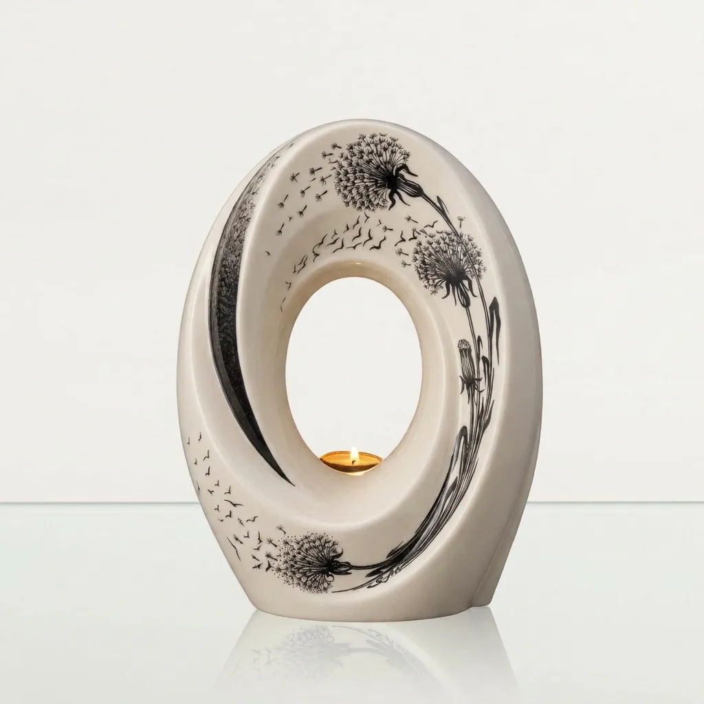 Pulvis Art Urns Il Passaggio urna grande in ceramica
