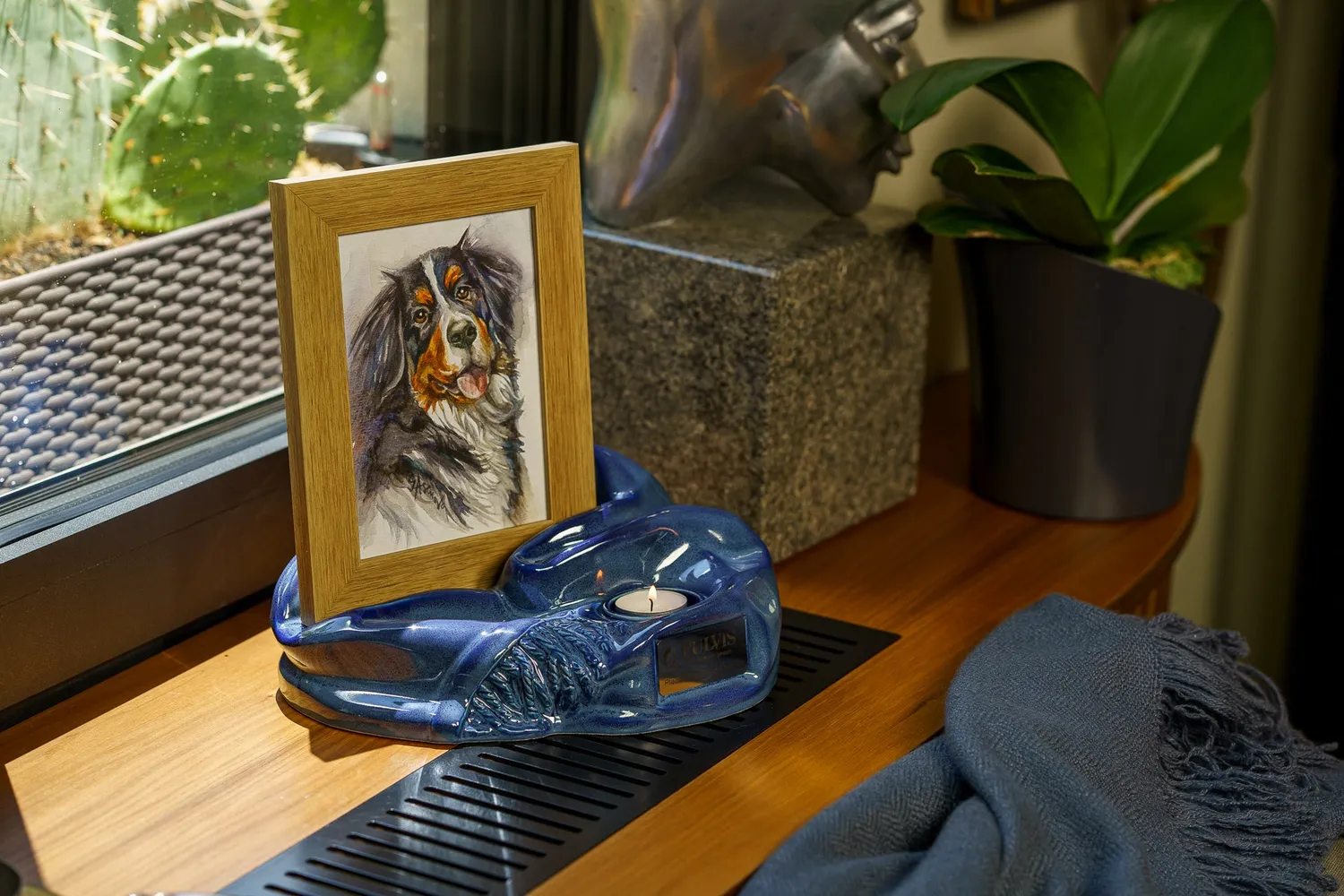 Pulvis Art Urns Cozy COZ urna animali con cornice