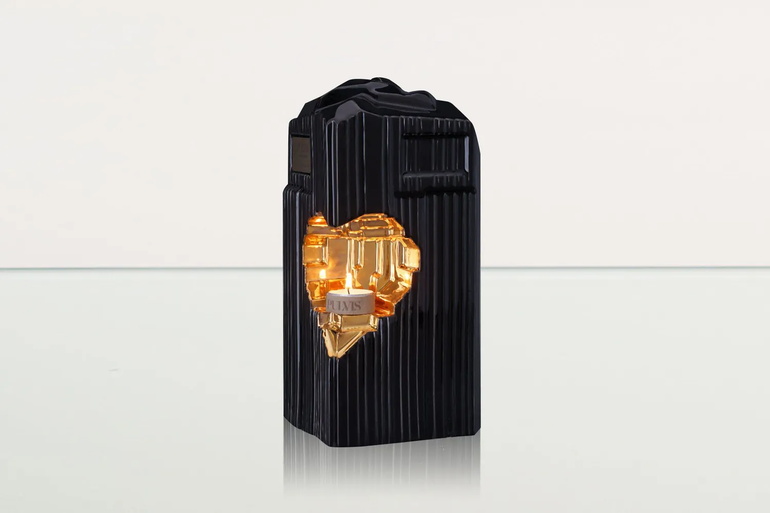 Pulvis Art Urns Heart HE-L urna cineraria con candela
