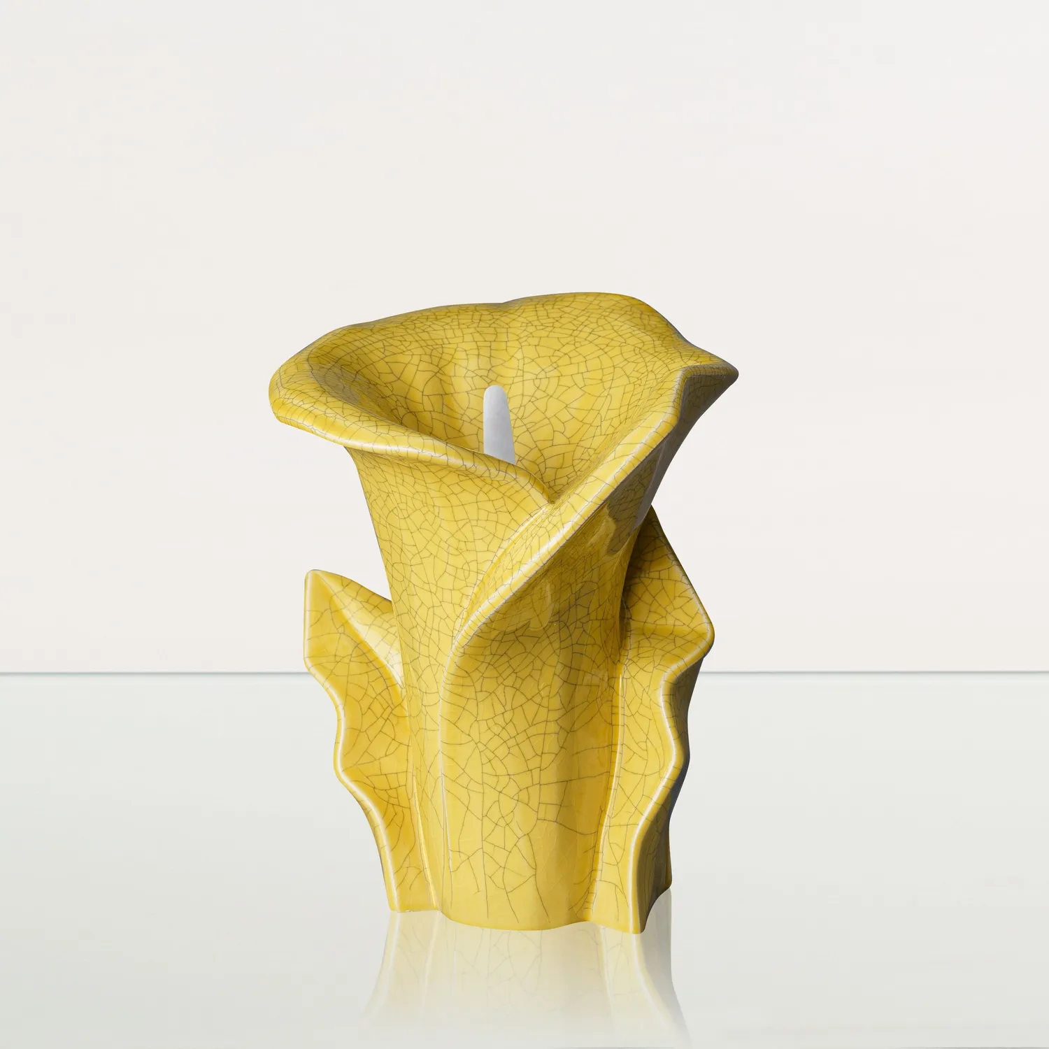 Pulvis Art Urns Calla urna cineraria media in ceramica