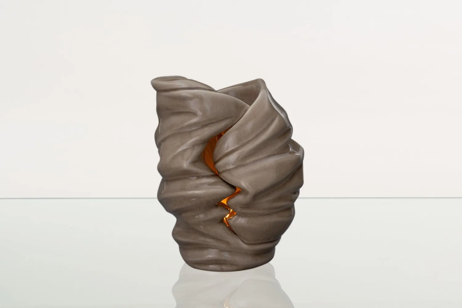 Pulvis Art Urns Light urna cineraria grande con candela