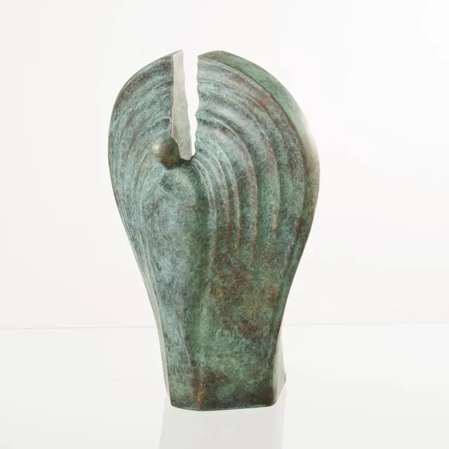Pulvis Art Urns Guardian urna cineraria in bronzo patina verde