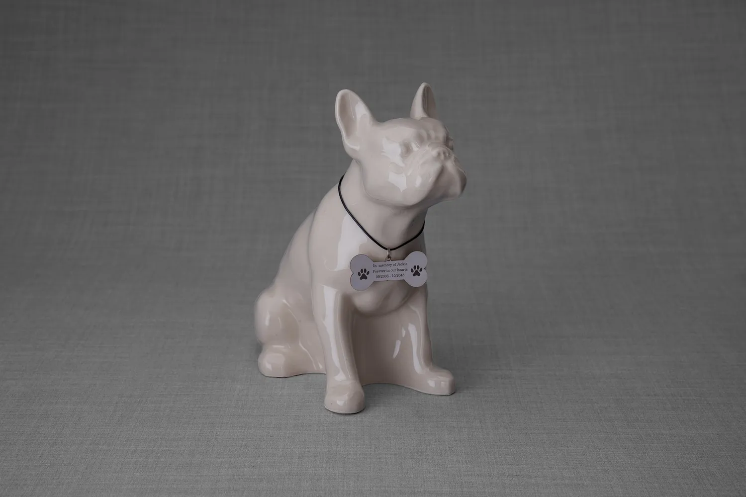 Pulvis collana commemorativa per animali in acciaio personalizzata
