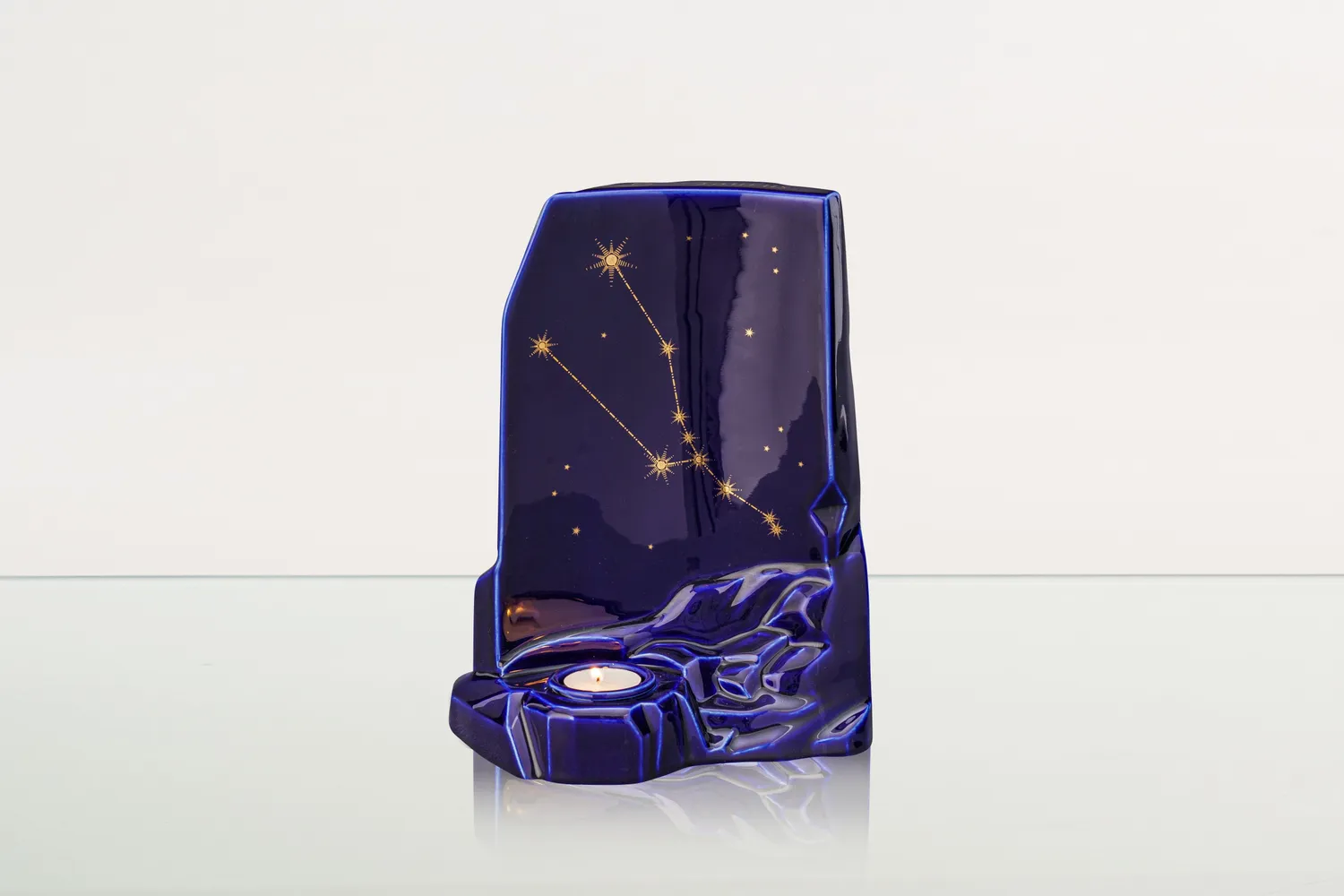 Pulvis Art Urns urna cineraria zodiacale grande con candela