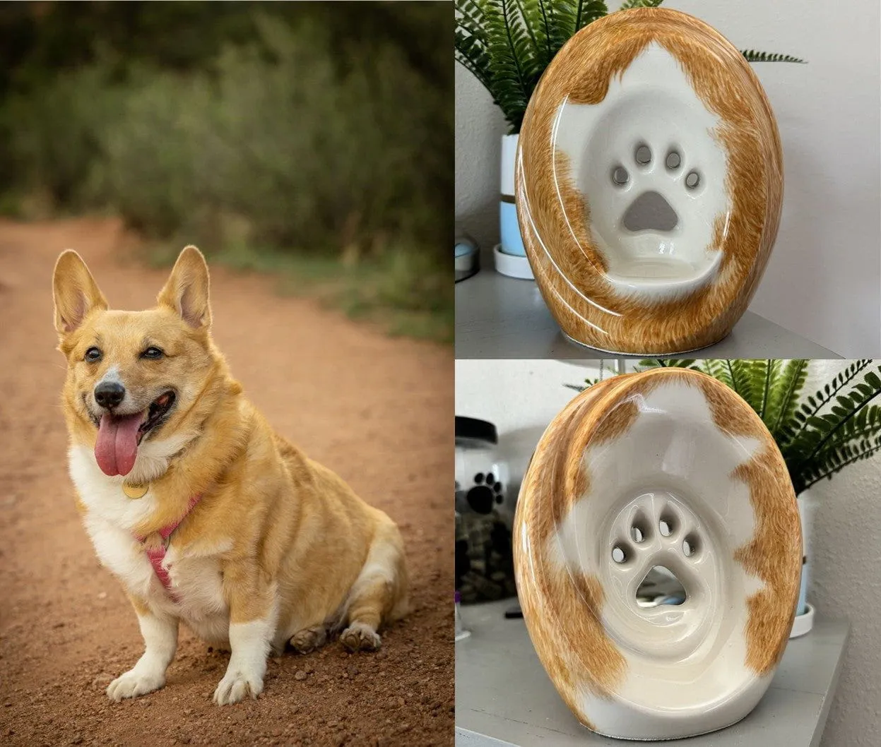 Pulvis Art Urns urna per animali personalizzata in ceramica