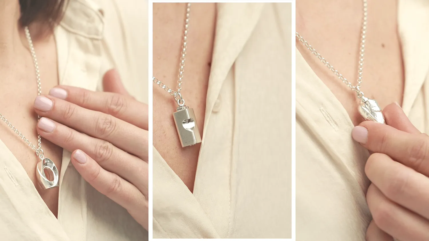 Pulvis Ali JWL-WINGS collana cineraria argento