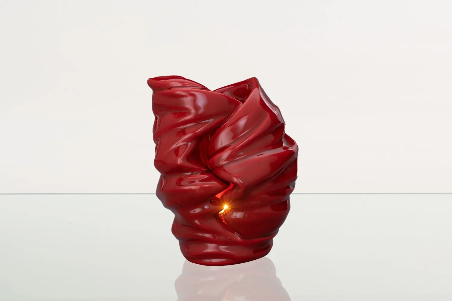 Pulvis Art Urns Light urna cineraria grande con candela