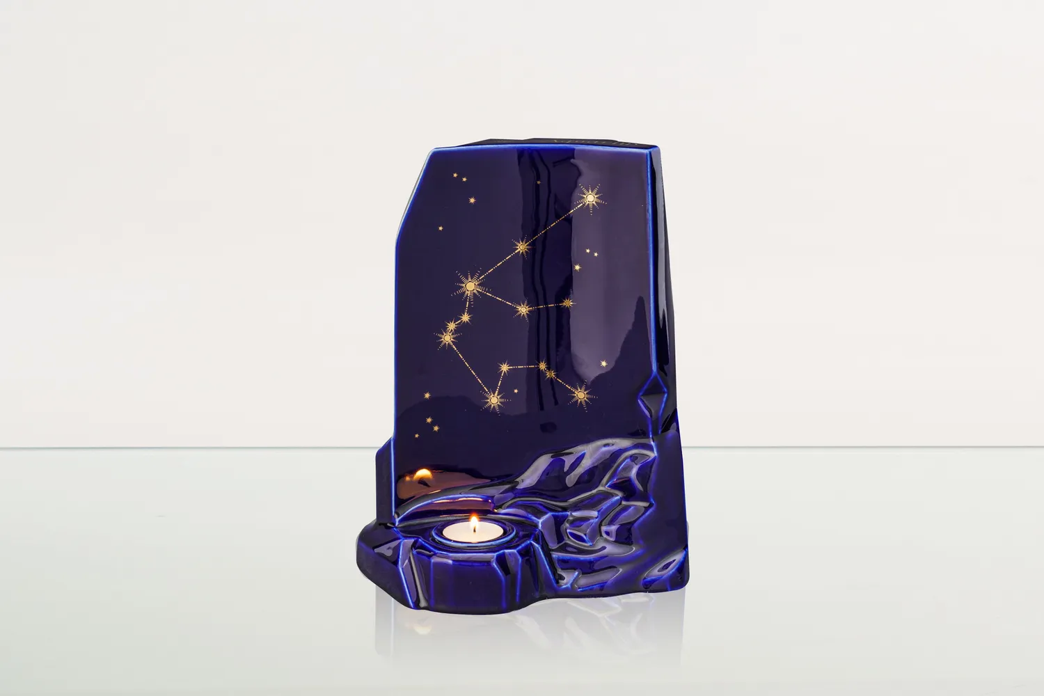 Pulvis Art Urns urna cineraria zodiacale grande con candela