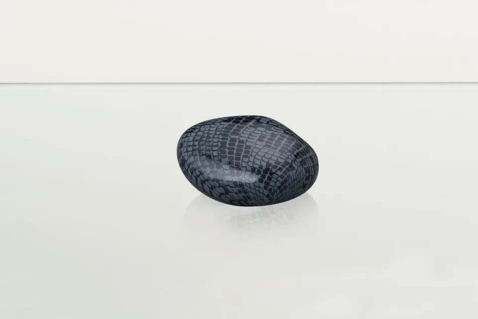 Pulvis Art Urns Mini Reptile Urn urna per rettili blu scuro ceramica