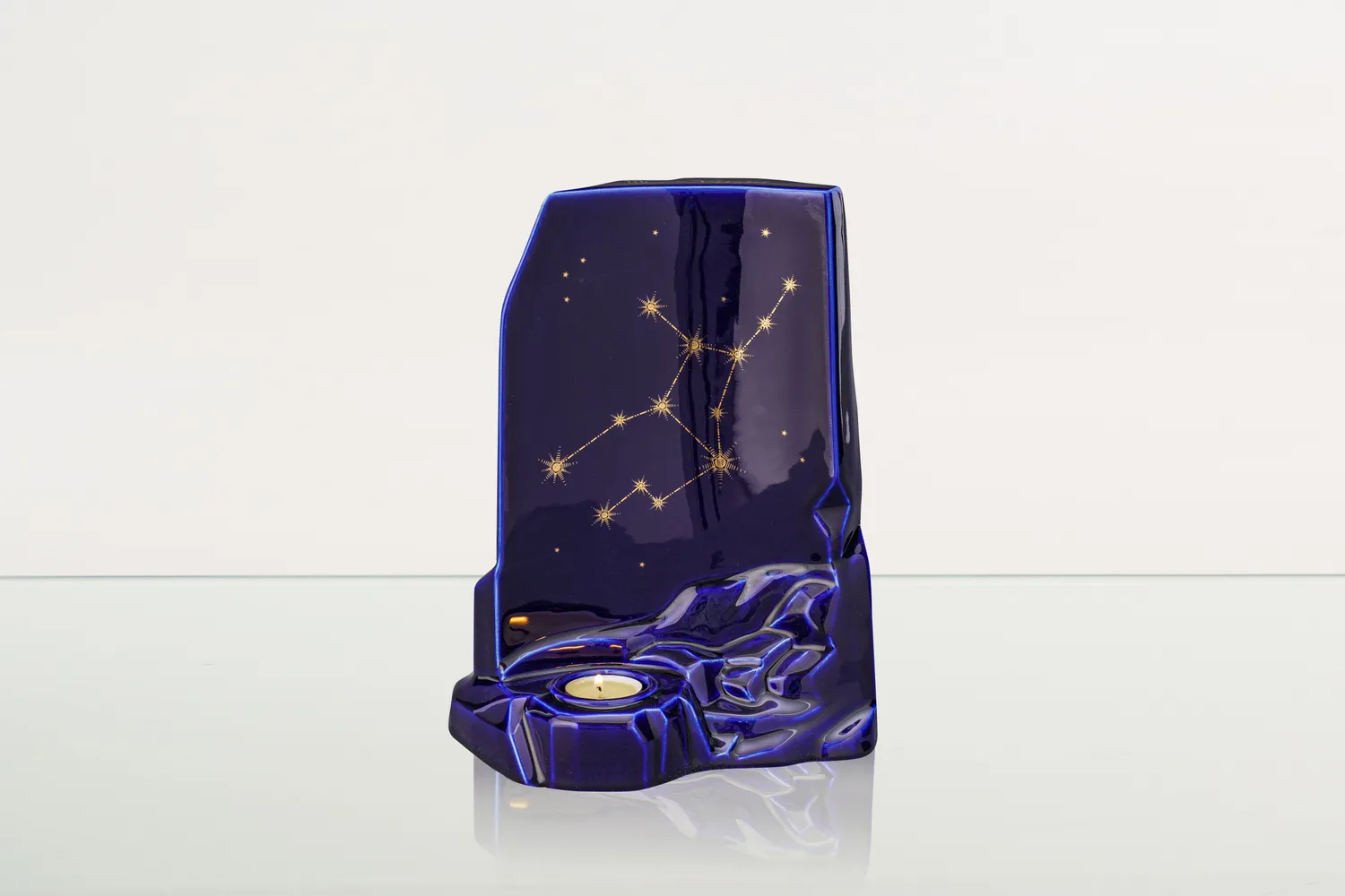 Pulvis Art Urns urna cineraria zodiacale grande con candela