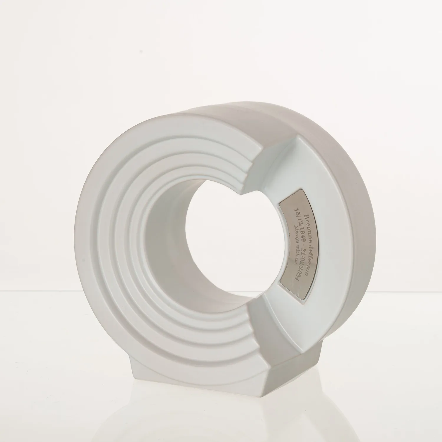 Pulvis Art Urns Solace SO-L urna cineraria ceramica bianco opaco