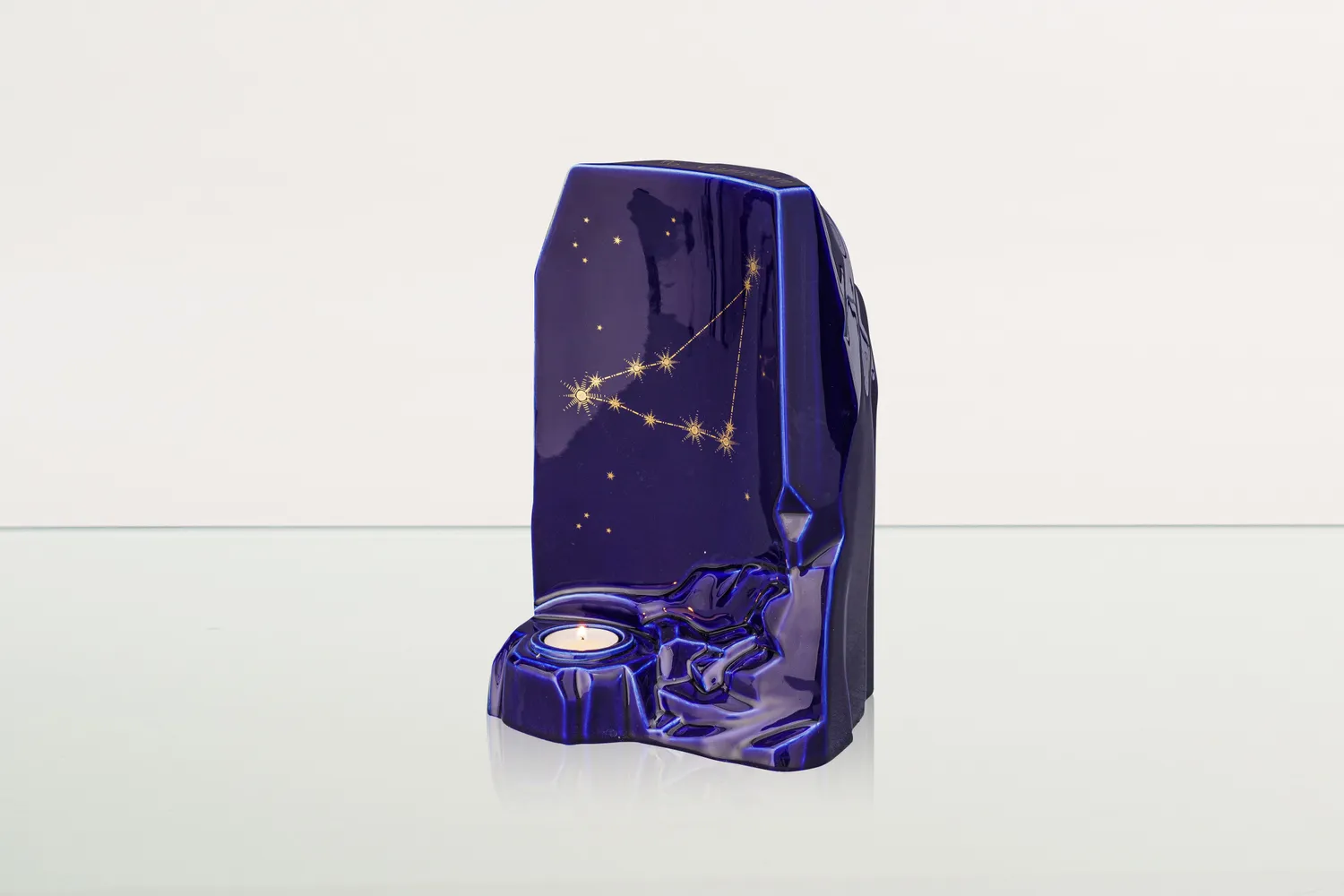 Pulvis Art Urns urna cineraria zodiacale grande con candela