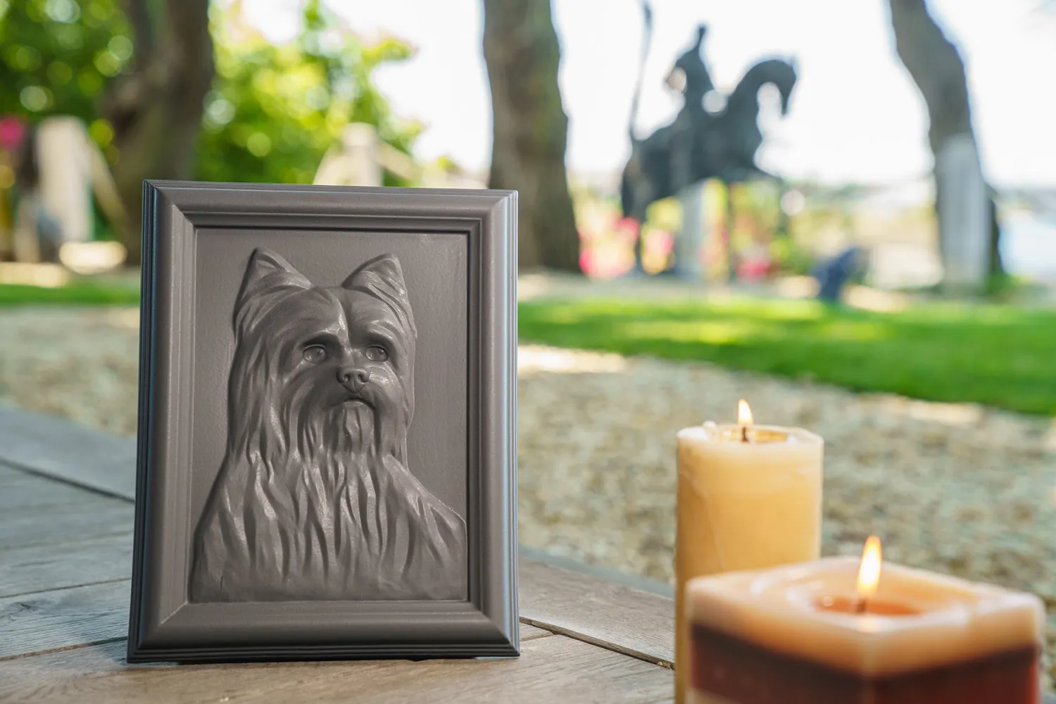 Pulvis Art Urns Yorkie urna per animali in ceramica