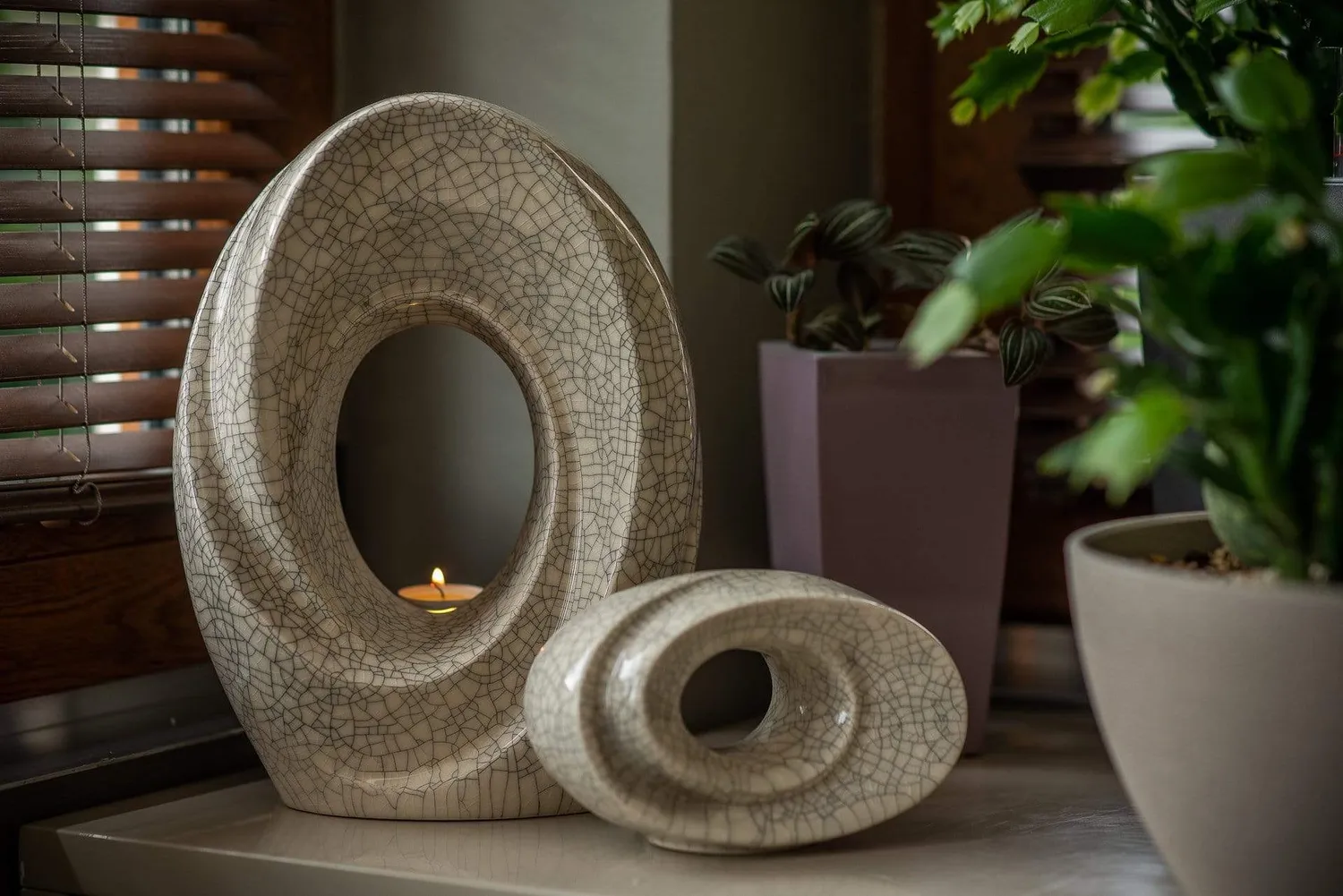 Pulvis Art Urns Il Passaggio set urne cinerarie grande e ricordo