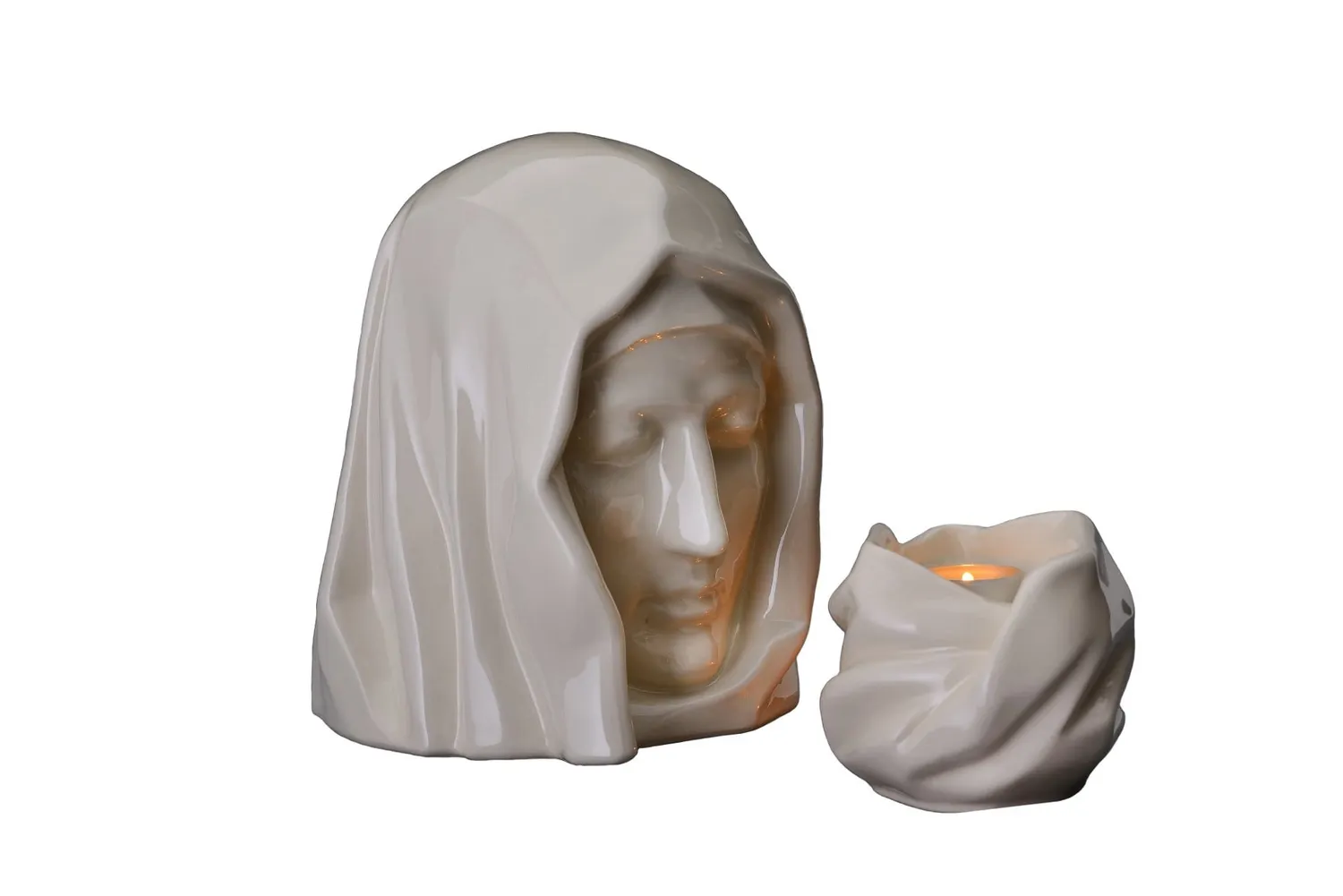 Pulvis Art Urns La Santa Madre set urne cinerarie ceramica
