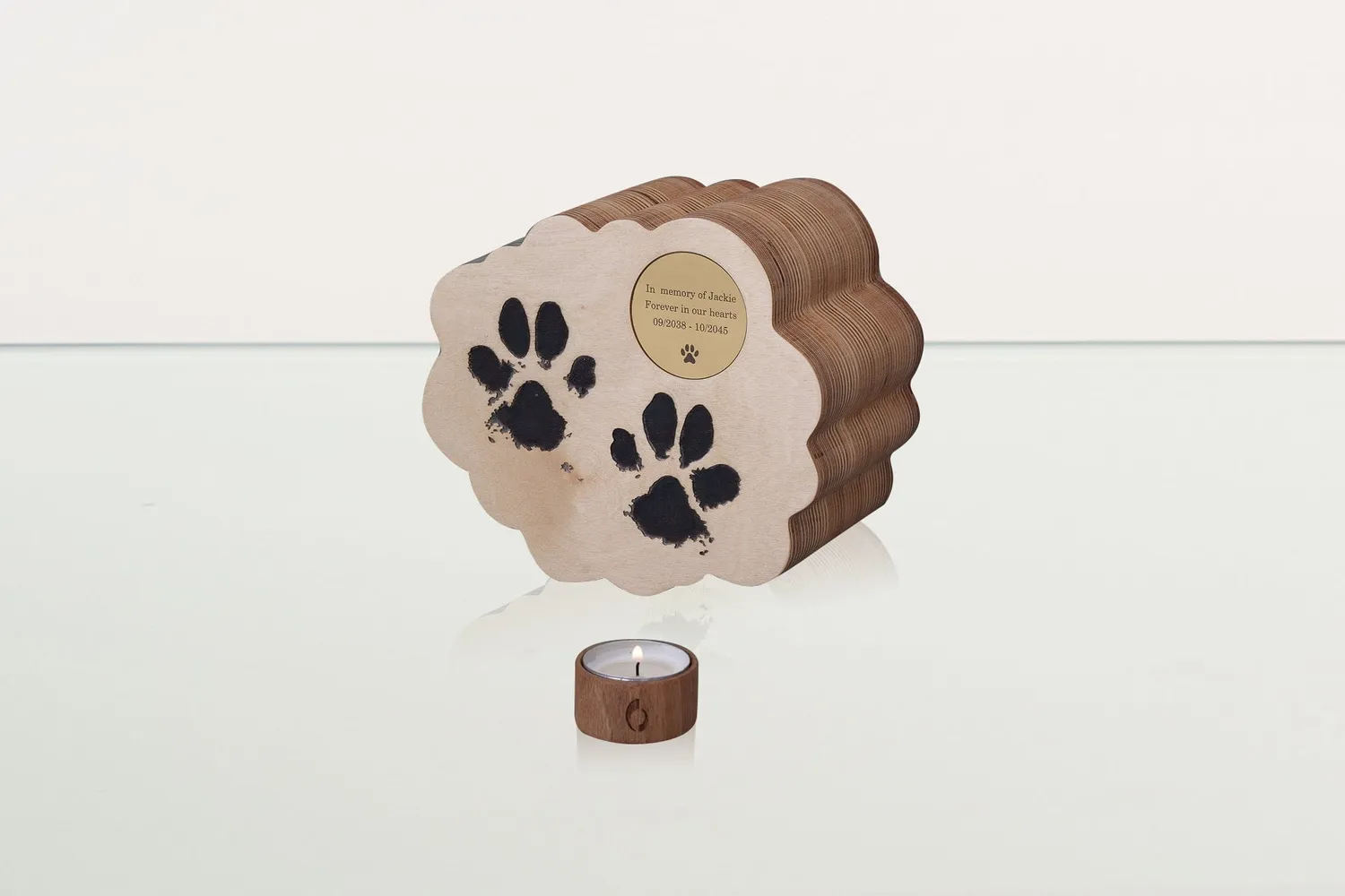 Pulvis Art Urns Paws from Heaven urna animali legno 1,2 L