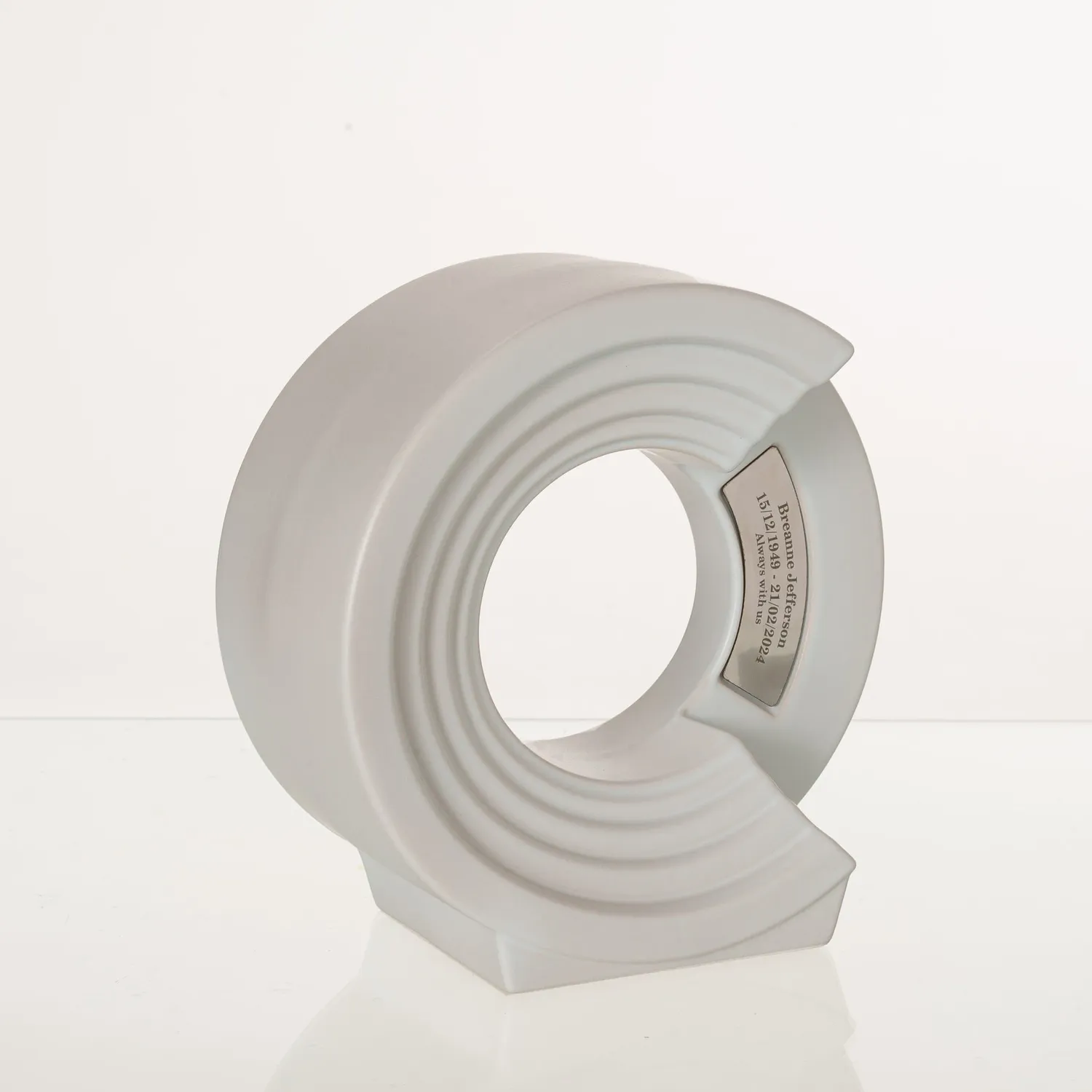 Pulvis Art Urns Solace SO-L urna cineraria ceramica bianco opaco