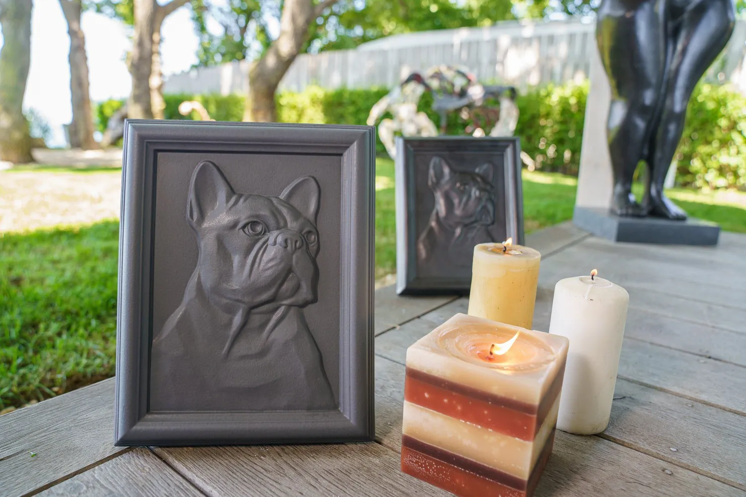 Pulvis Art Urns FREN-43 urna Bulldog Francese