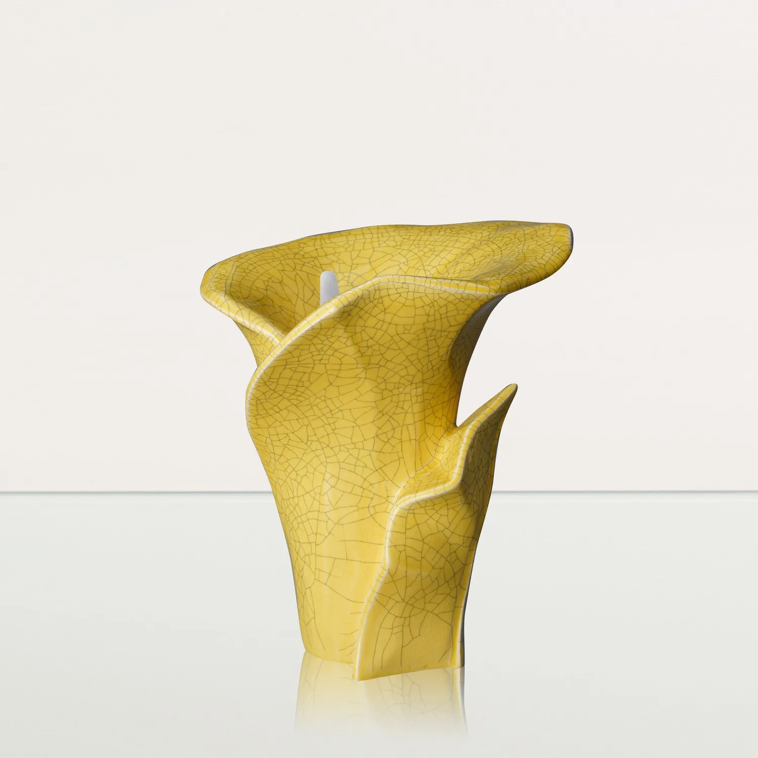 Pulvis Art Urns Calla urna cineraria media in ceramica