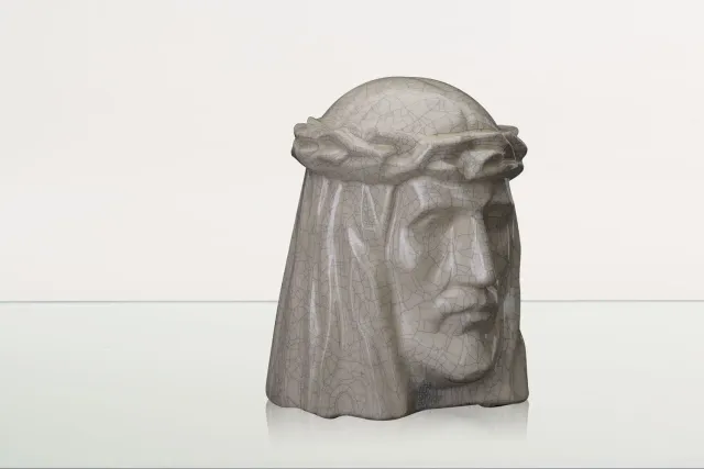 Pulvis Art Urns Il Cristo urna ceramica grande
