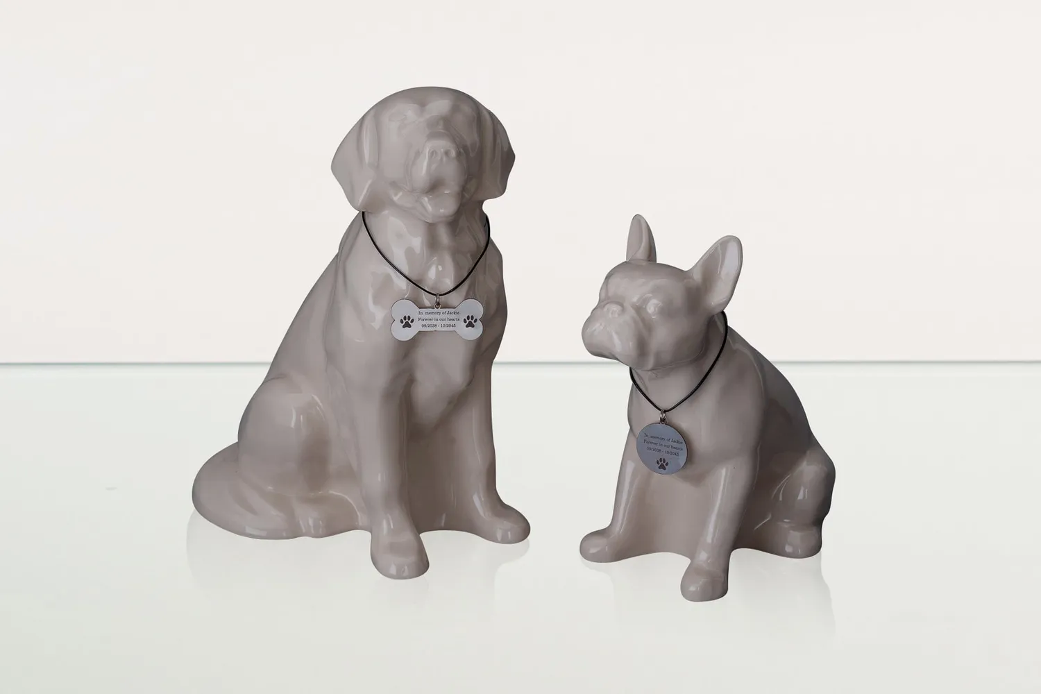 Pulvis Art Urns ciondolo commemorativo per animali in acciaio