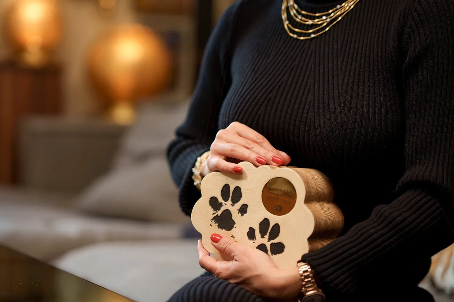 Pulvis Art Urns Paws from Heaven urna animali legno 1,2 L