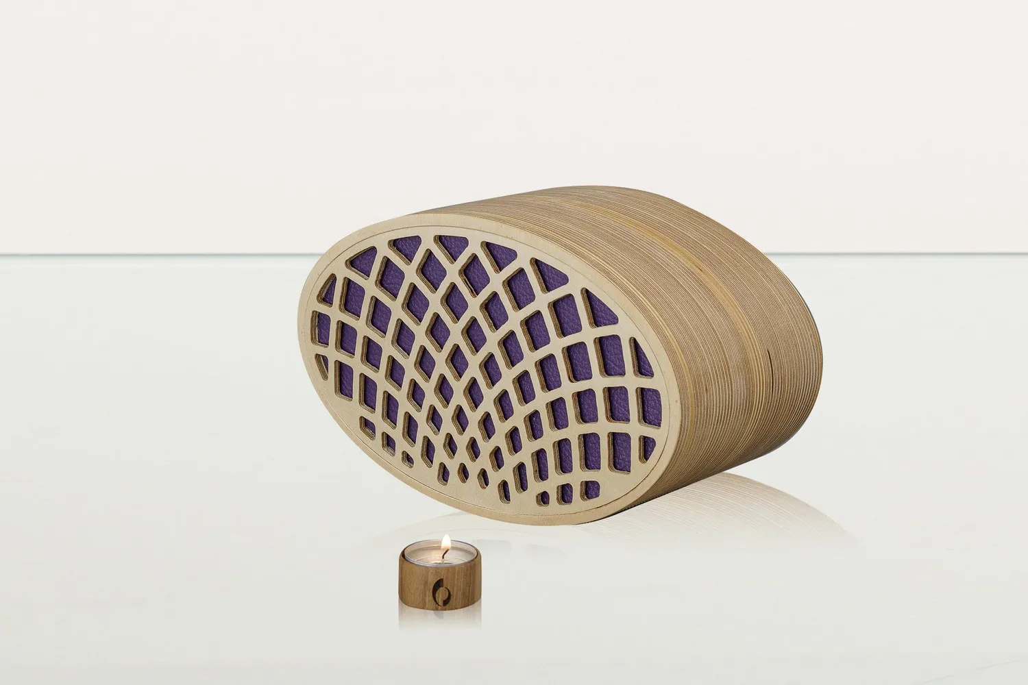Pulvis Art Urns Commemorativa urna legno