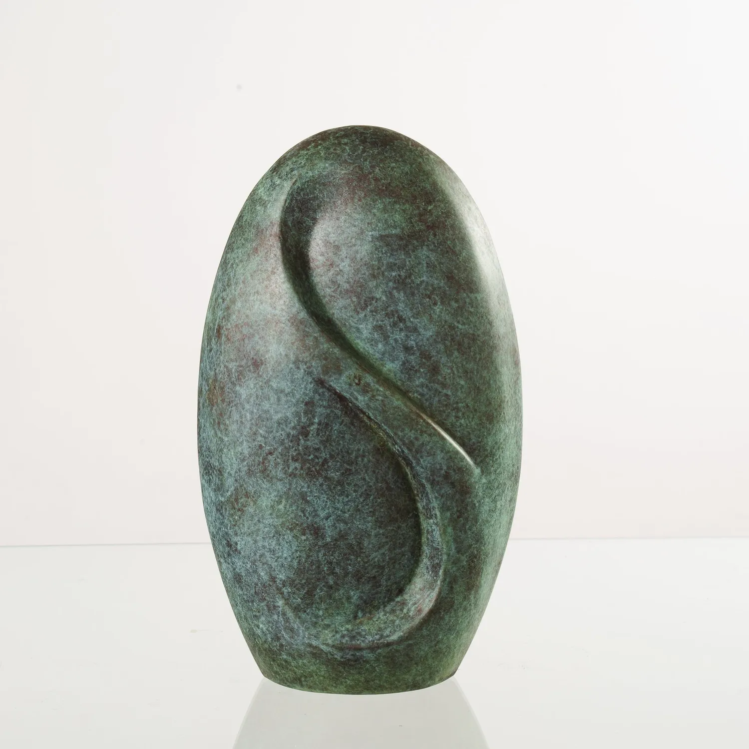 Pulvis Art Urns Eternity urna cineraria in bronzo patina verde
