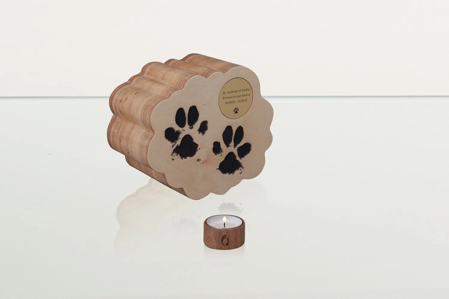 Pulvis Art Urns Paws from Heaven urna animali legno 1,2 L