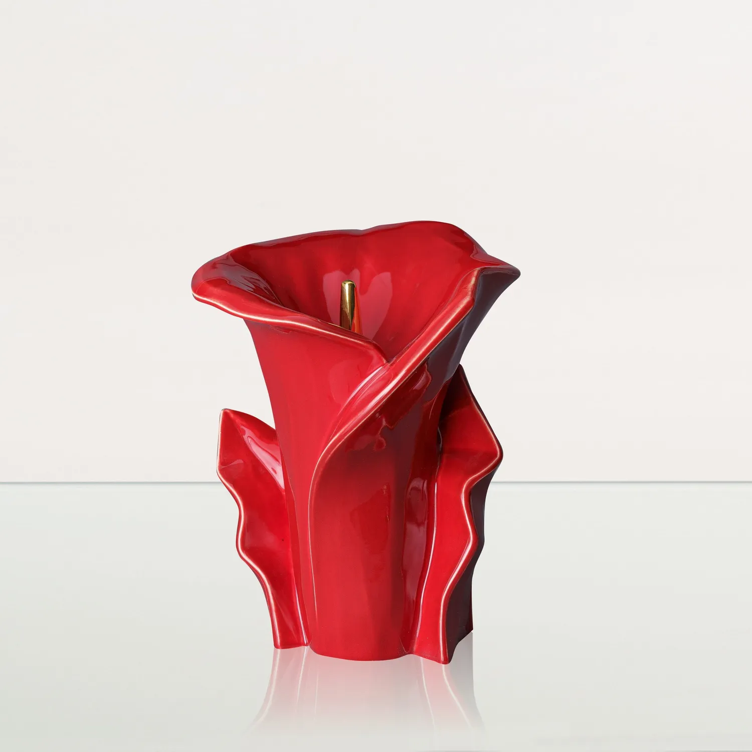 Pulvis Art Urns Calla urna cineraria media in ceramica