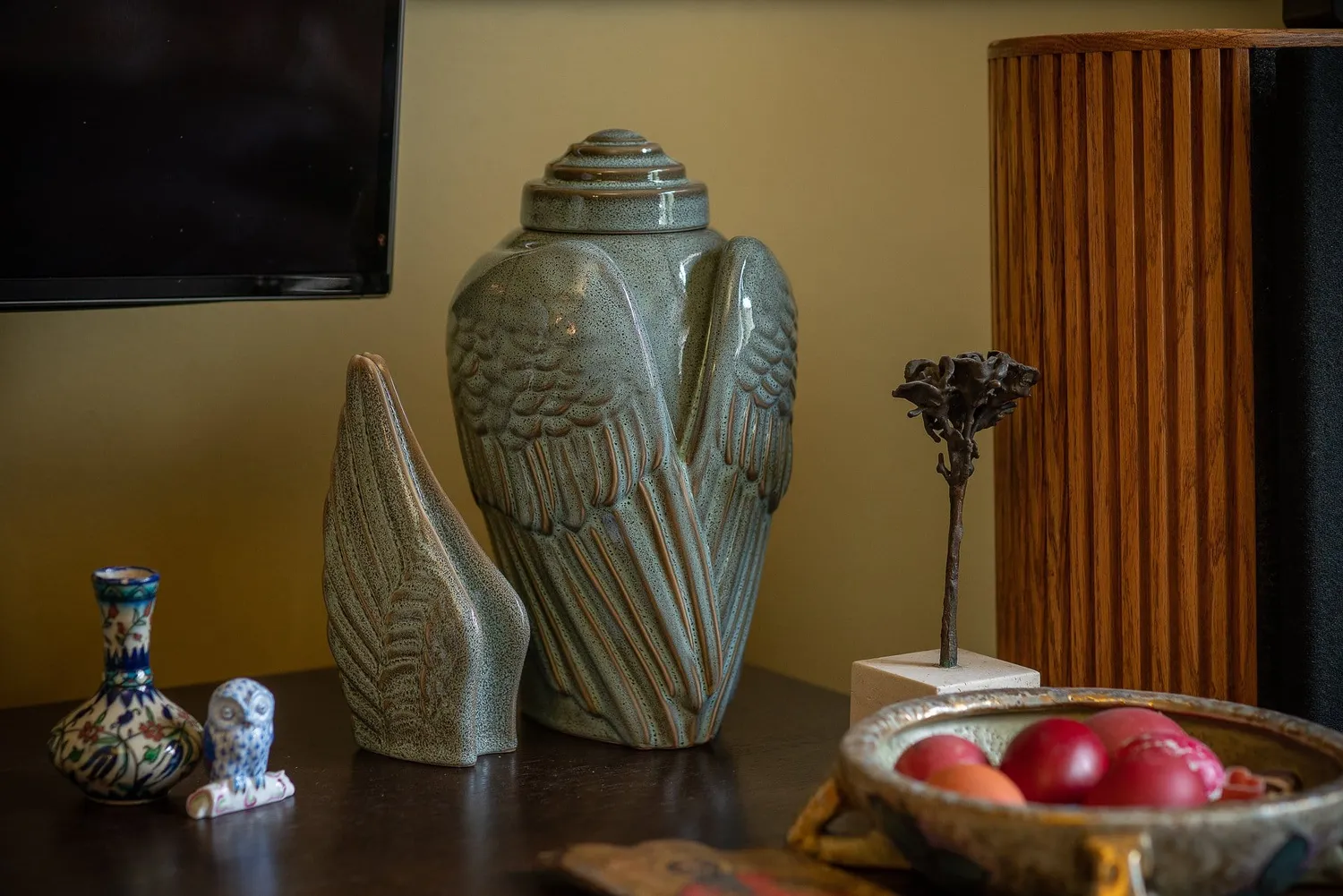 Pulvis Art Urns Ali set urne cinerarie grande e ricordo