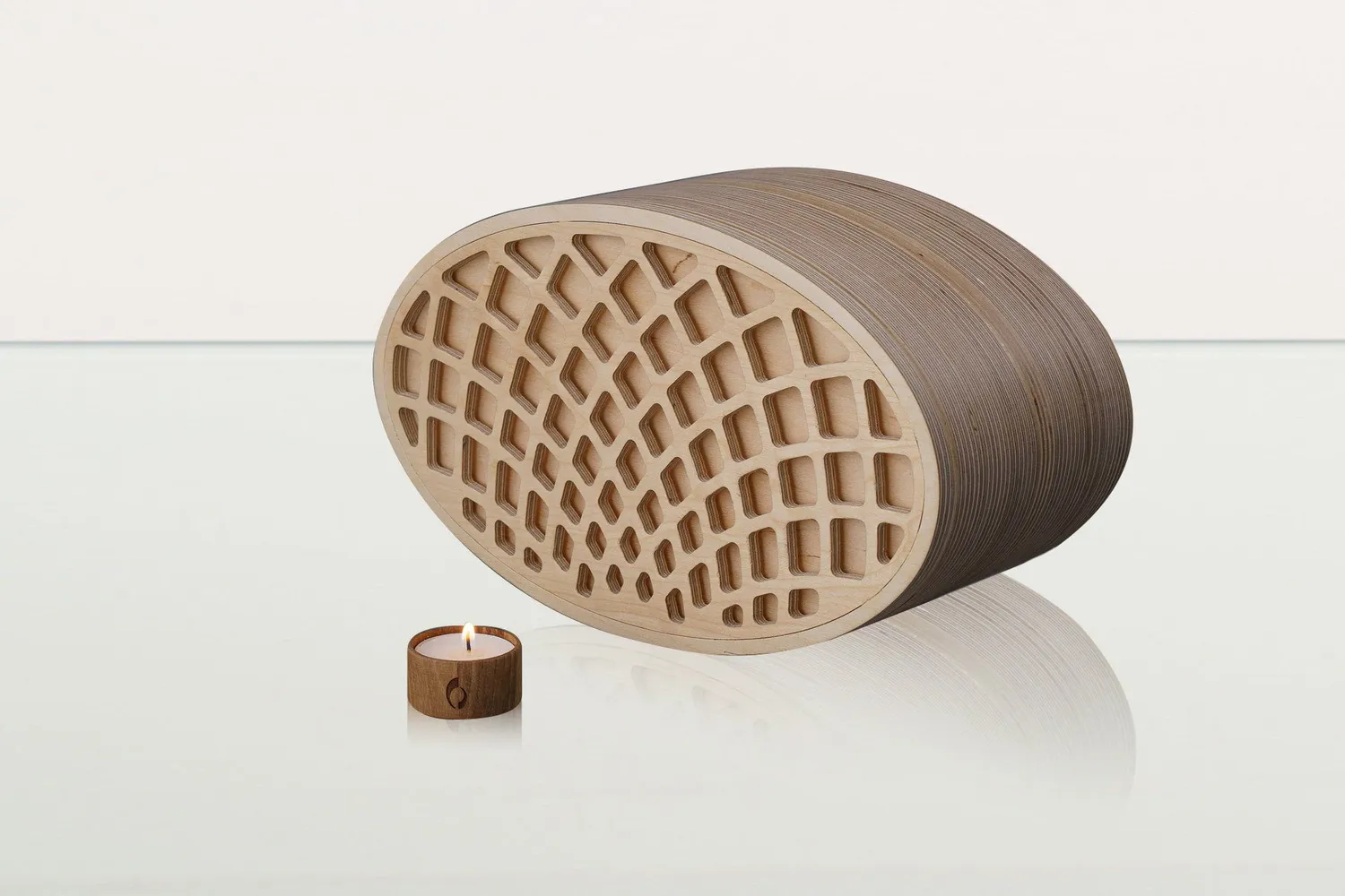 Pulvis Art Urns Commemorativa urna legno