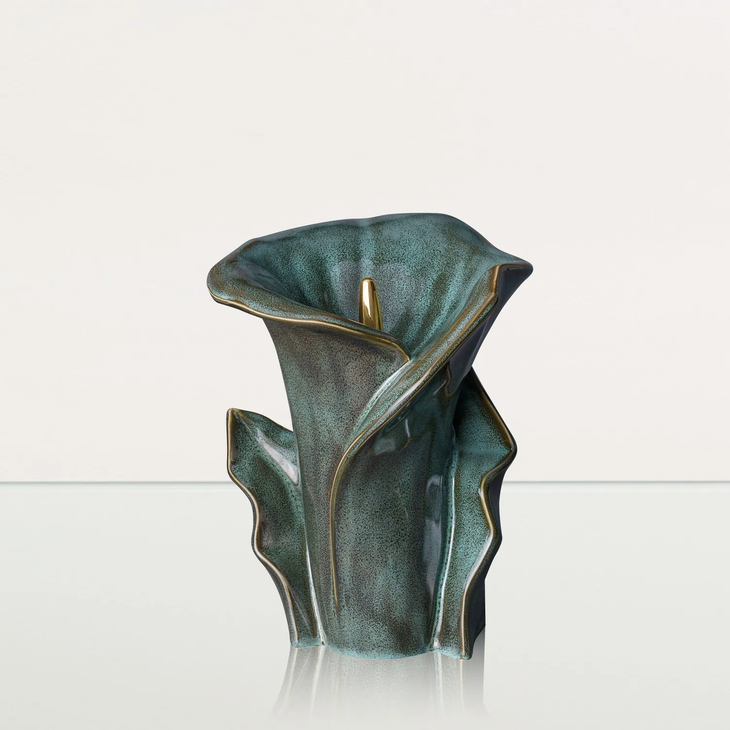 Pulvis Art Urns Calla urna cineraria media in ceramica