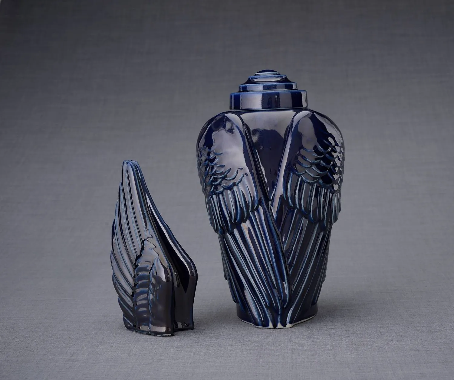 Pulvis Art Urns Ali set urne cinerarie grande e ricordo