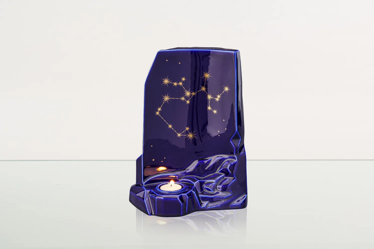 Pulvis Art Urns urna cineraria zodiacale grande con candela