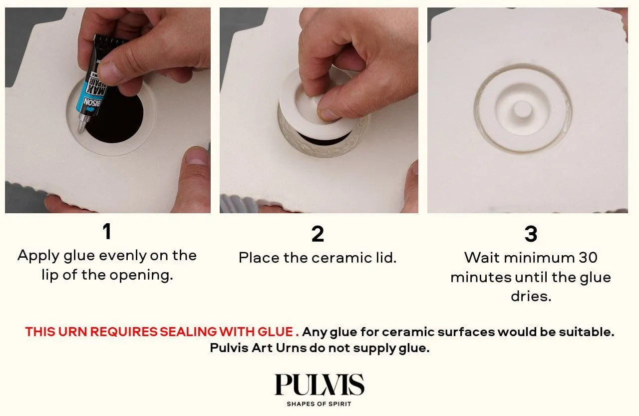 Pulvis Art Urns Guardian urna cineraria grande ceramica