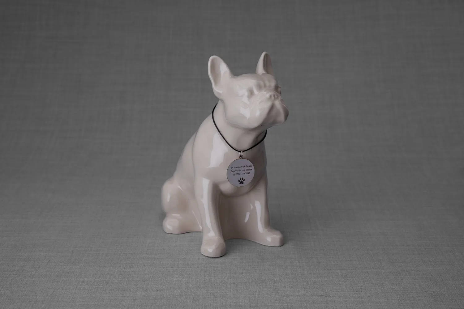 Pulvis collana commemorativa per animali in acciaio personalizzata