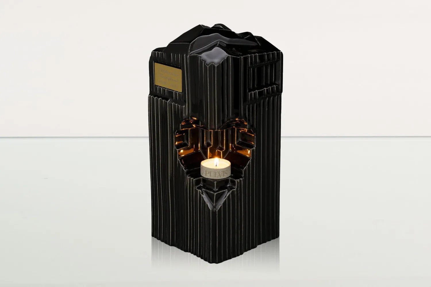 Pulvis Art Urns Heart HE-L urna cineraria con candela
