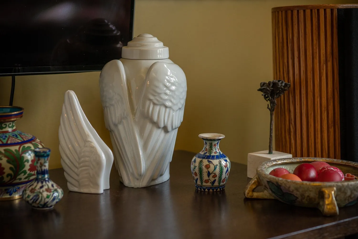 Pulvis Art Urns Ali set urne cinerarie grande e ricordo